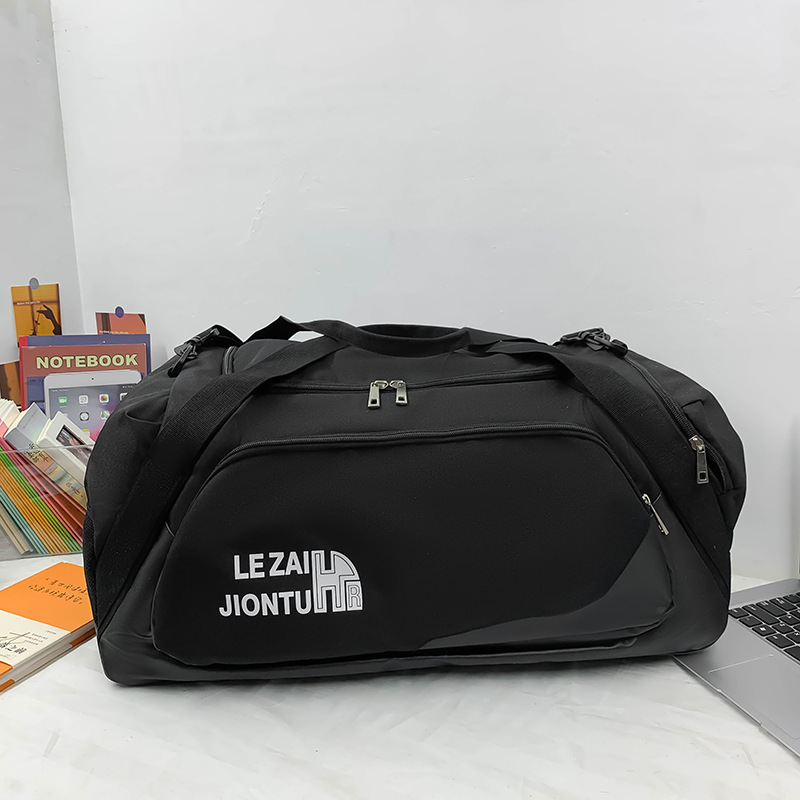 Custom Logo Fitness Bags Travel Luggage Duffel Bagpack Gym Sport Bag With Shoe Compartment